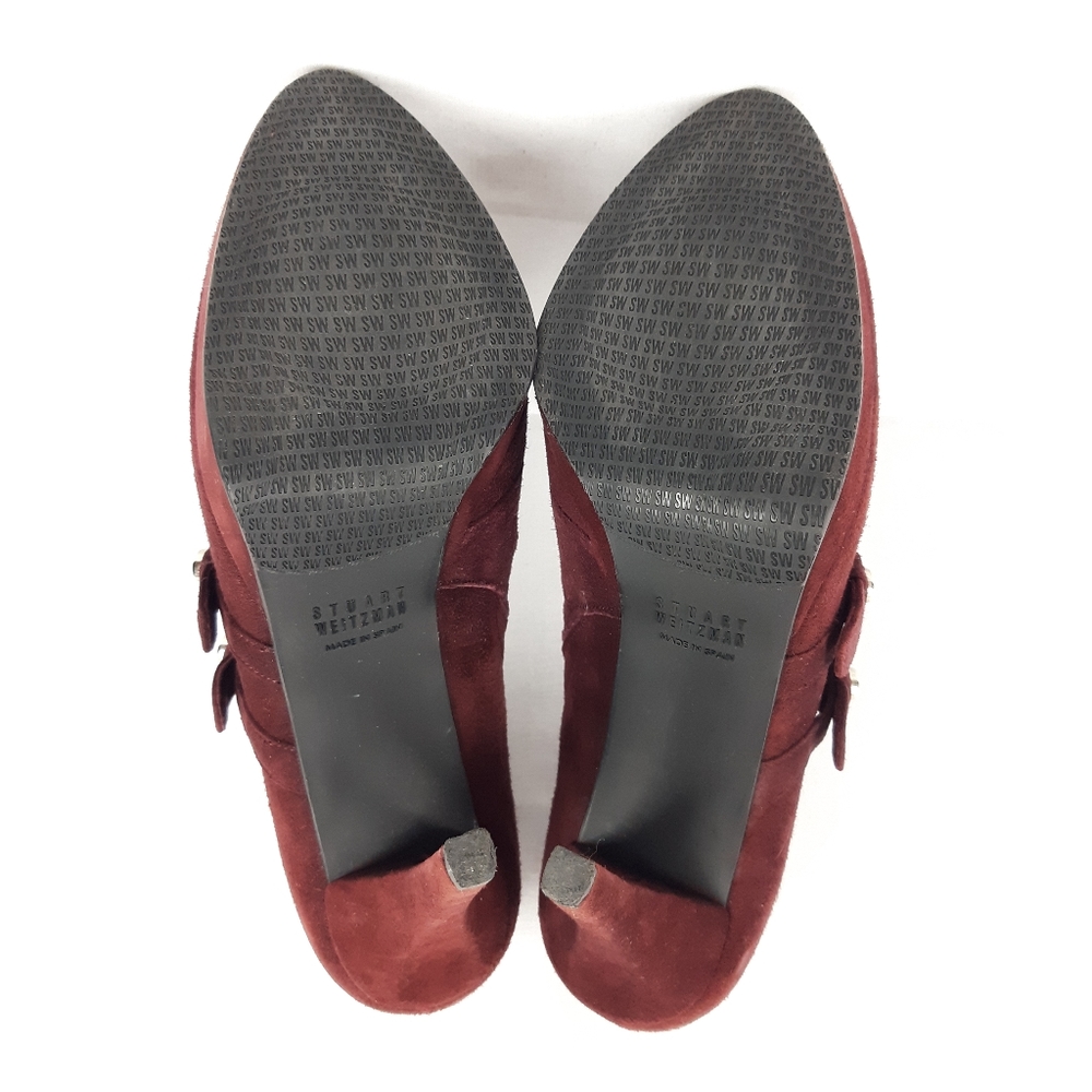 STUART WEITZMAN PLATFORM ANKLE BOOTIES - Picture 14 of 16